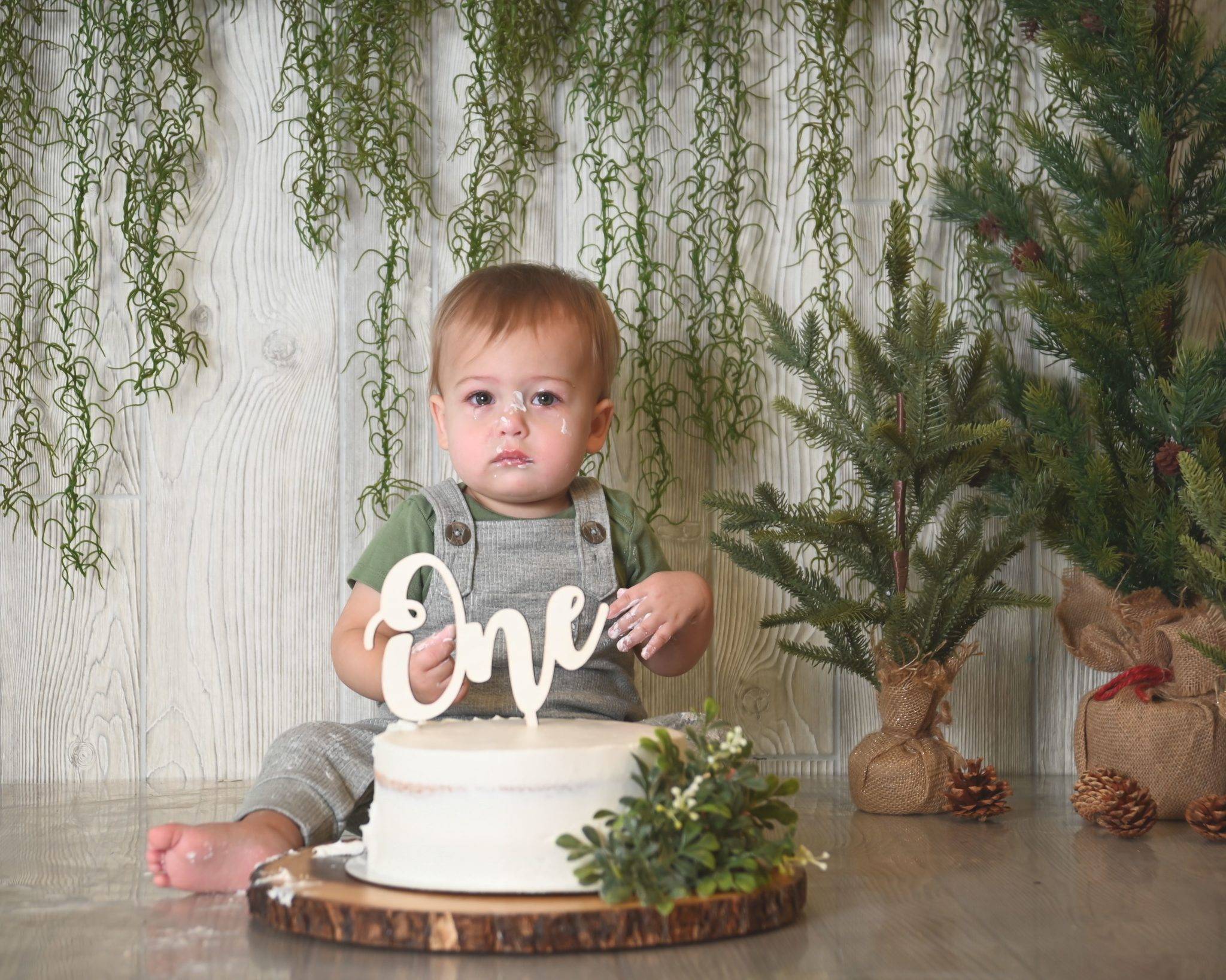 Cake Smash Photography done in the studio, Saint Paul Minnesota