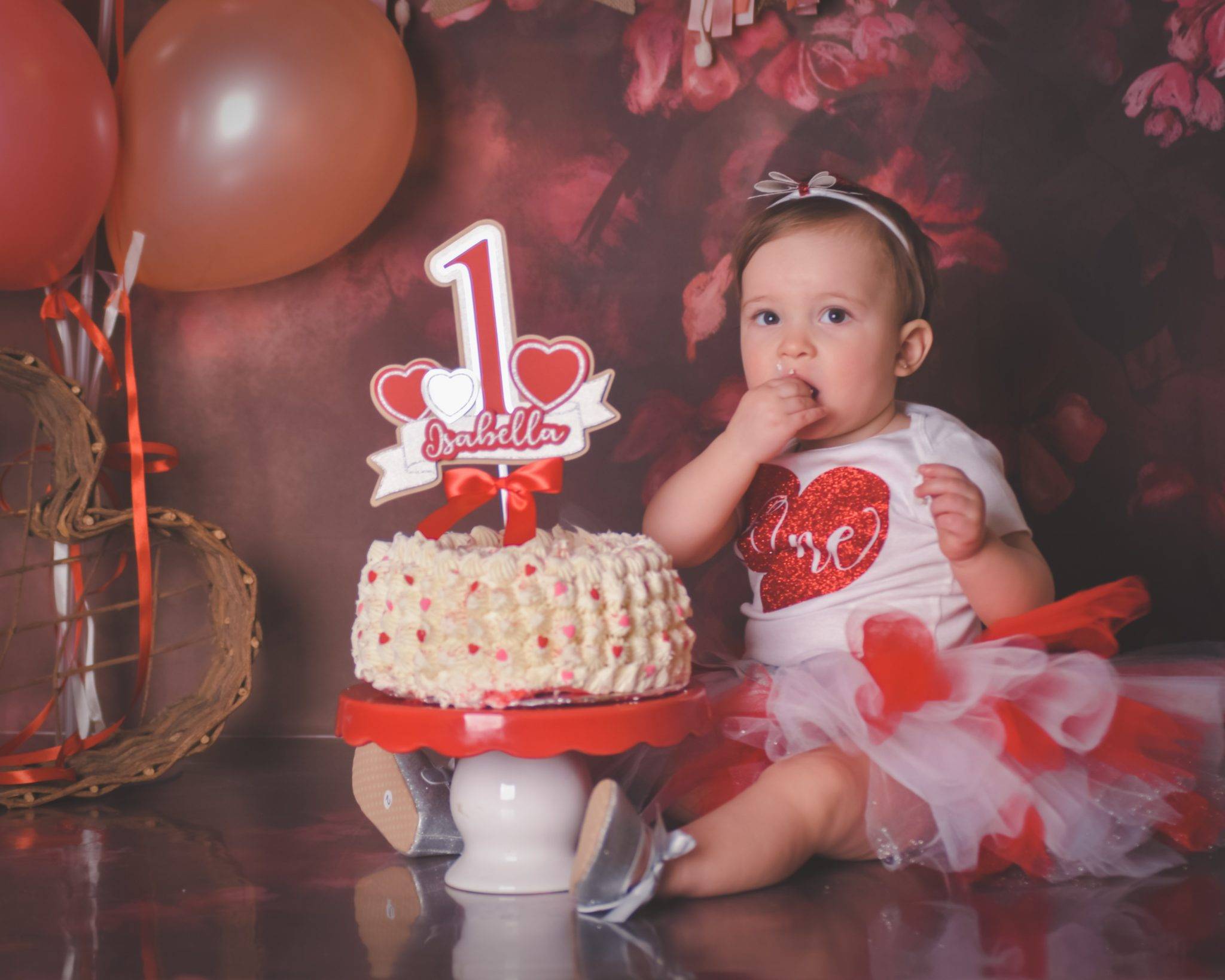cake smash photos, in studio Minnesota