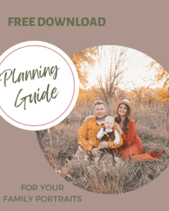 Free download planning guide for your family portraits.