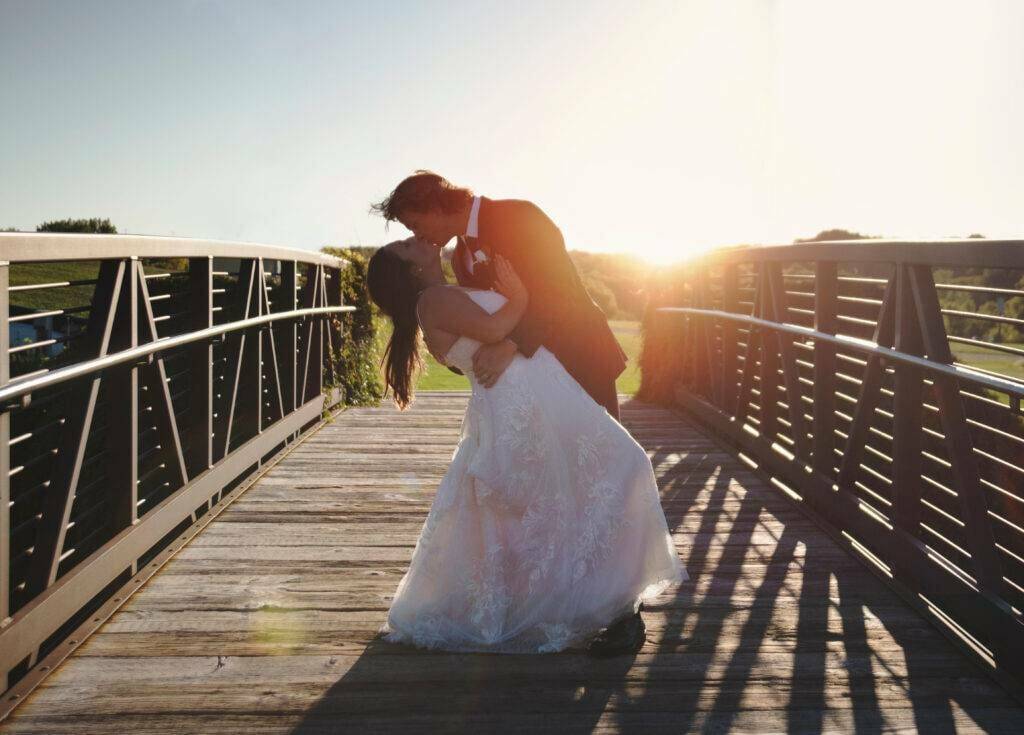 Wedding Photography at sunset in Minnesota