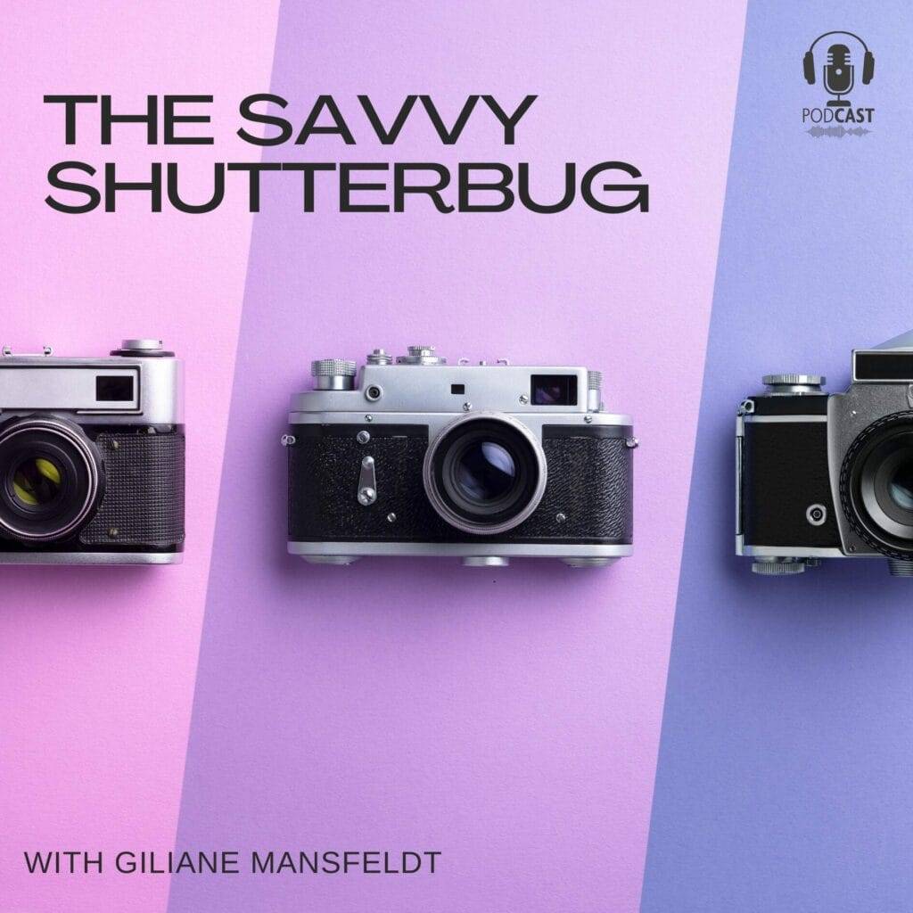 The savvy shutterbug with Giliane Mansfeldt.