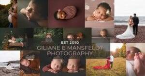 Collage of maternity, baby, and wedding photos by Giliane E. Mansfeldt Photography in Saint Paul, Minnesota.